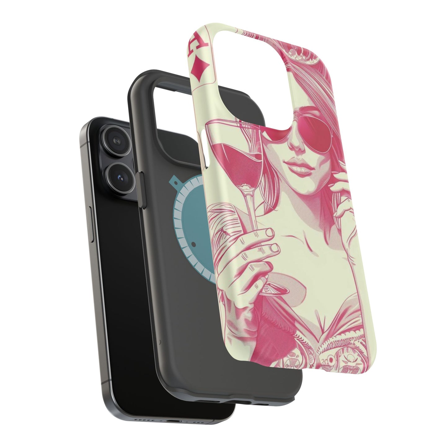 Chic Magnetic Phone Case - Stylish Design, Perfect for Fashionistas, Gift for Birthdays, Holidays, and Every Day