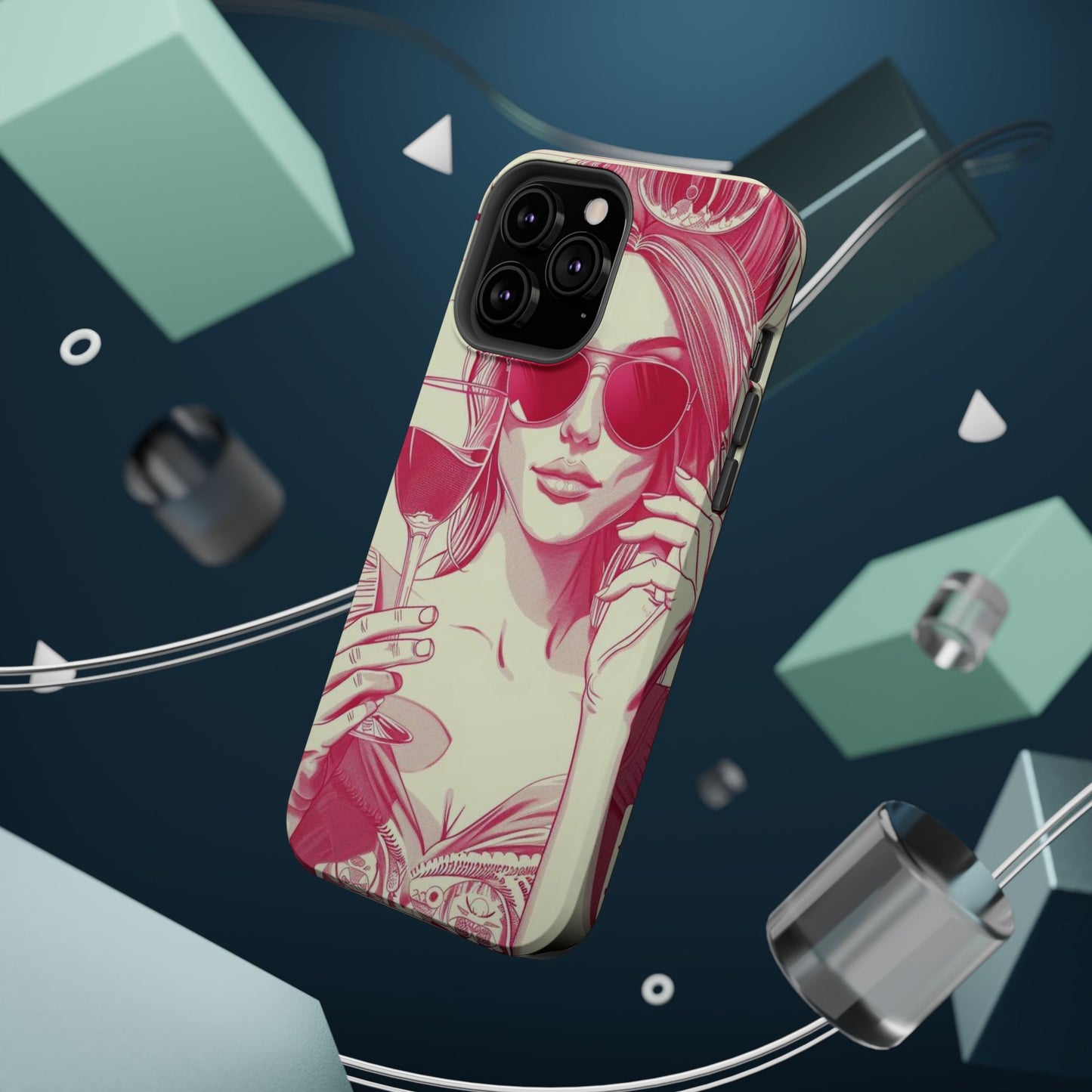 Chic Magnetic Phone Case - Stylish Design, Perfect for Fashionistas, Gift for Birthdays, Holidays, and Every Day