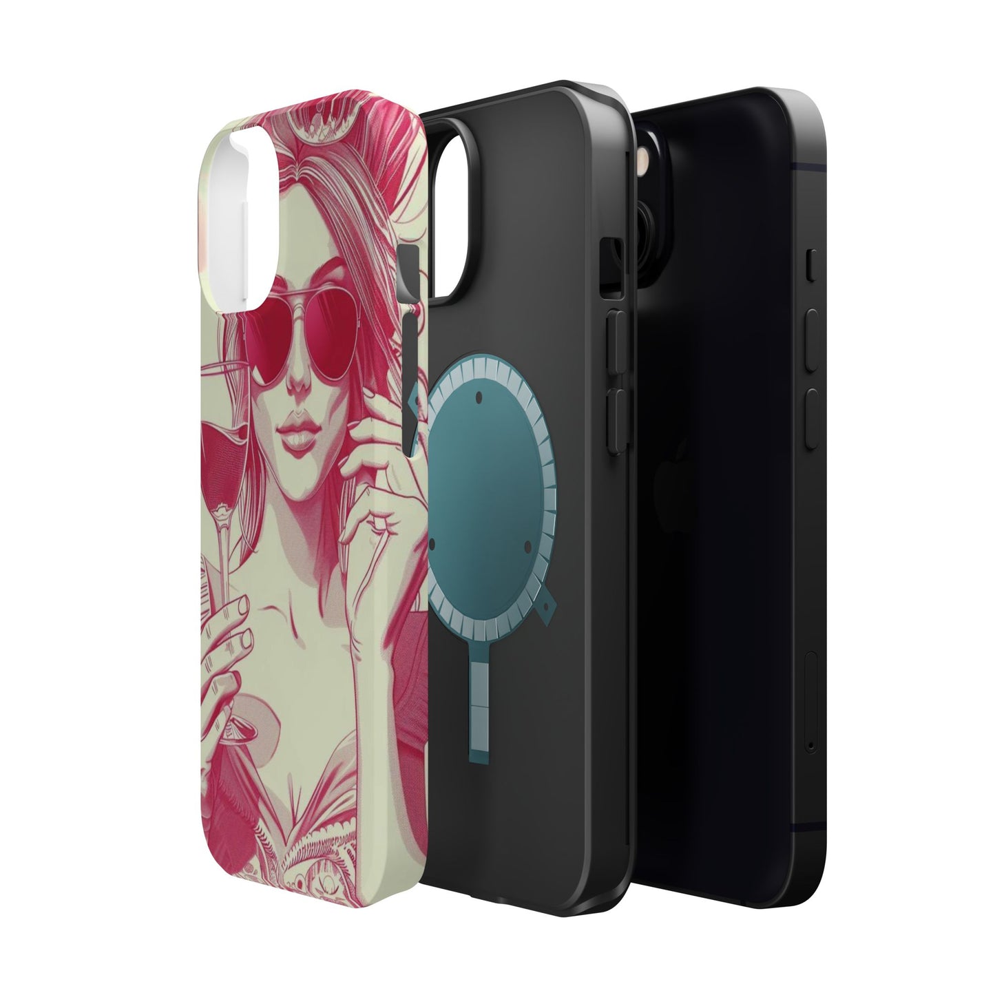 Chic Magnetic Phone Case - Stylish Design, Perfect for Fashionistas, Gift for Birthdays, Holidays, and Every Day