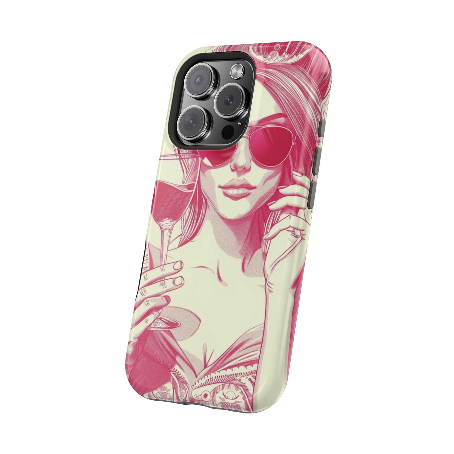 Chic Magnetic Phone Case - Stylish Design, Perfect for Fashionistas, Gift for Birthdays, Holidays, and Every Day
