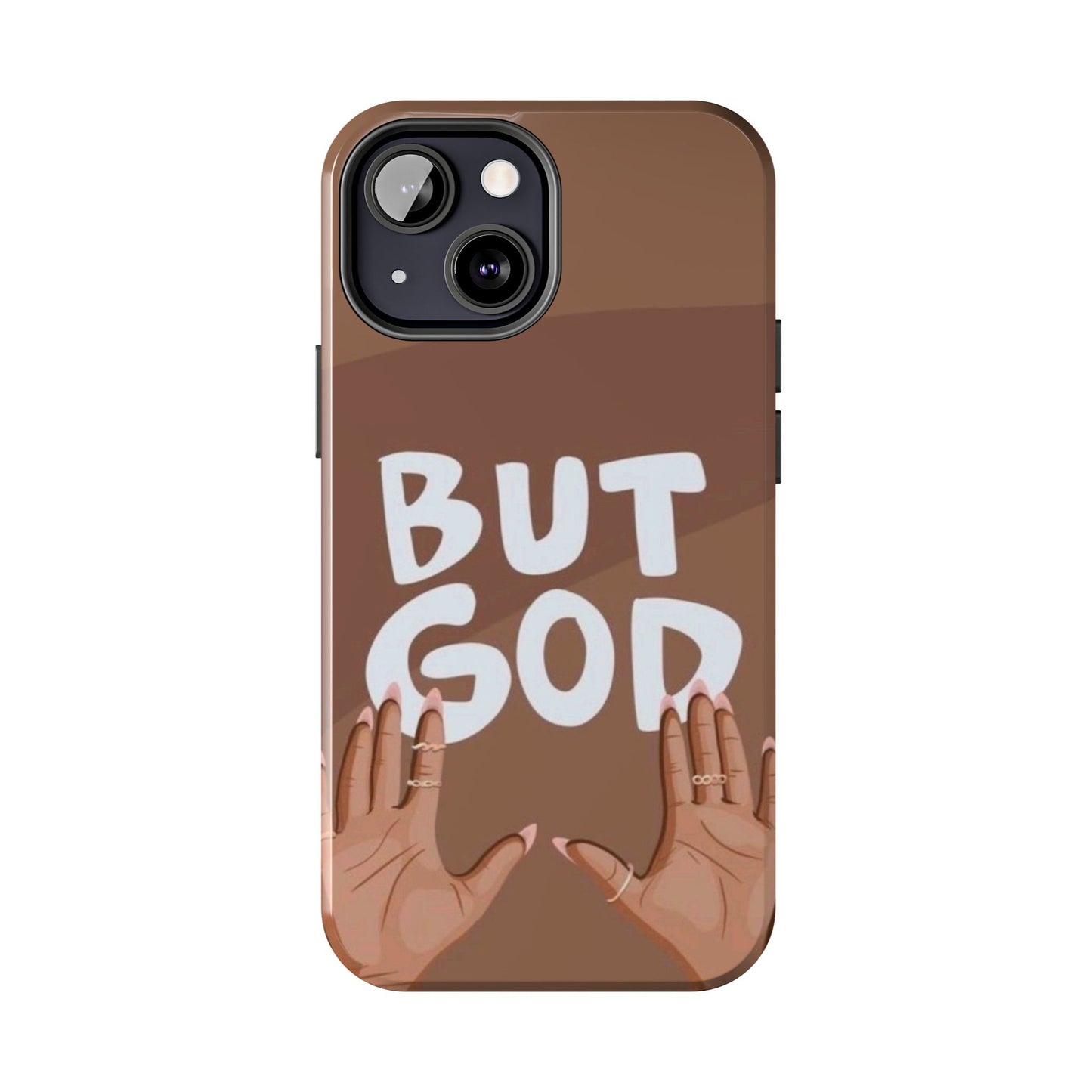 Inspirational Tough Phone Case - 'But God' Design for Faith & Resilience