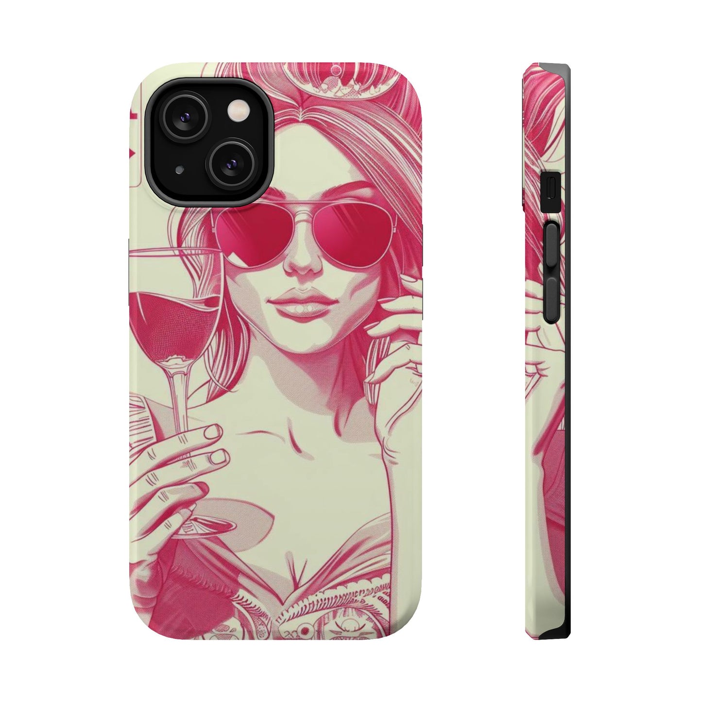 Chic Magnetic Phone Case - Stylish Design, Perfect for Fashionistas, Gift for Birthdays, Holidays, and Every Day