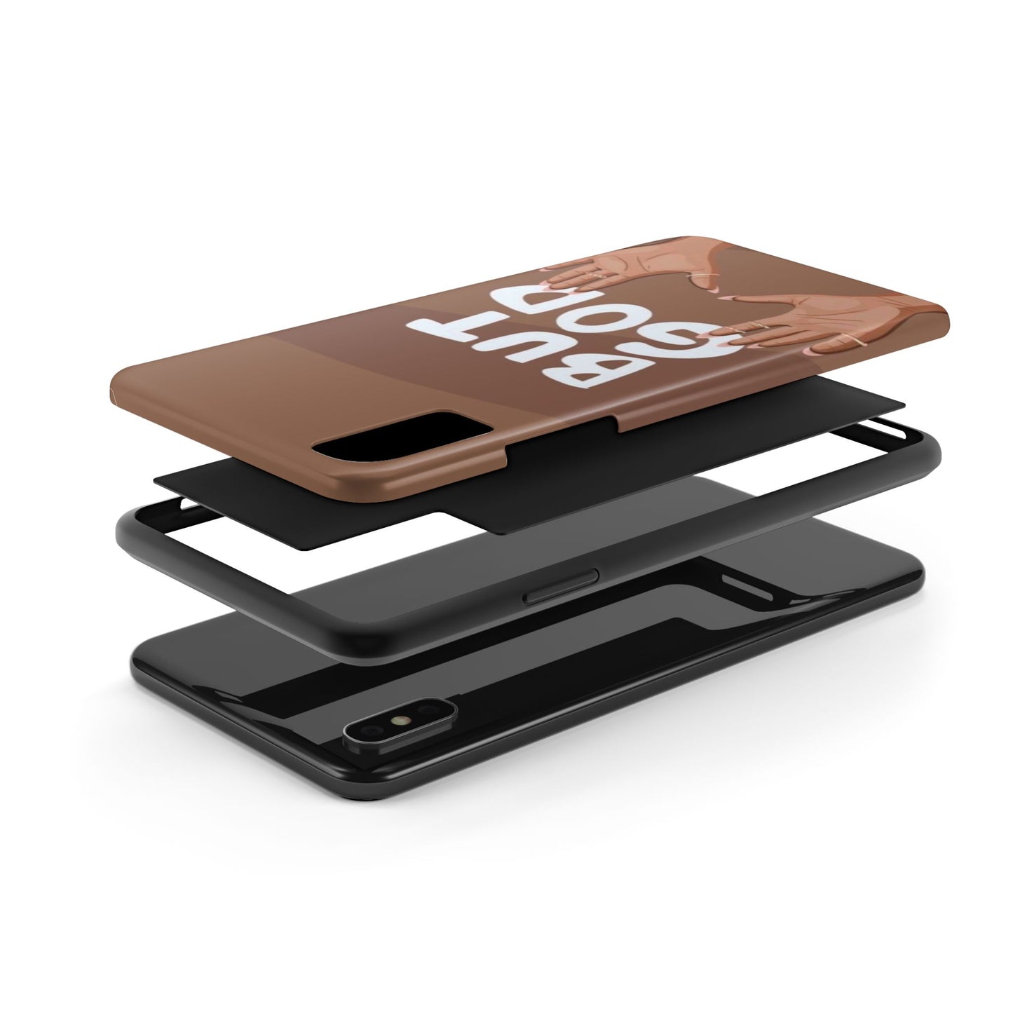 Inspirational Tough Phone Case - 'But God' Design for Faith & Resilience