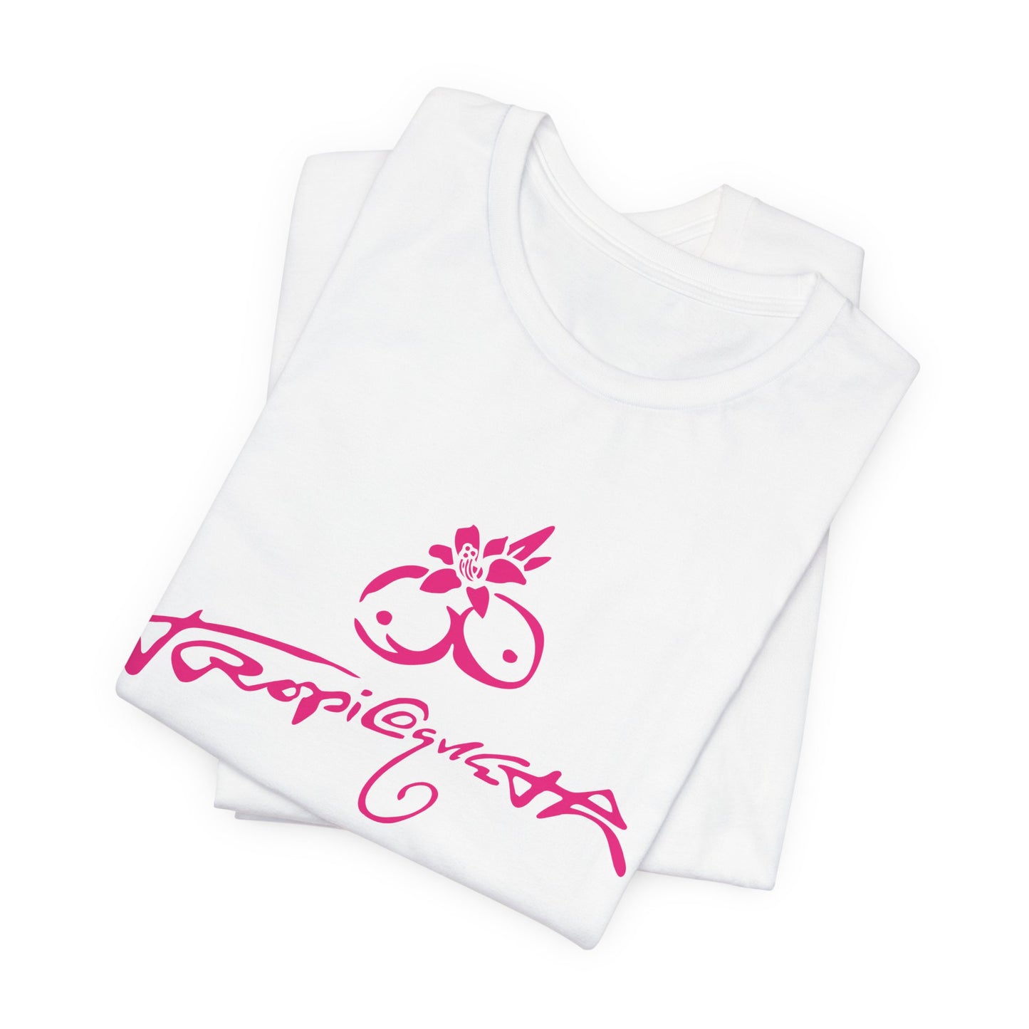 T-Shirt with Tropical Vibes, Casual Summer Tee, Beachwear, Gift for Friends, Relaxed Fit Shirt