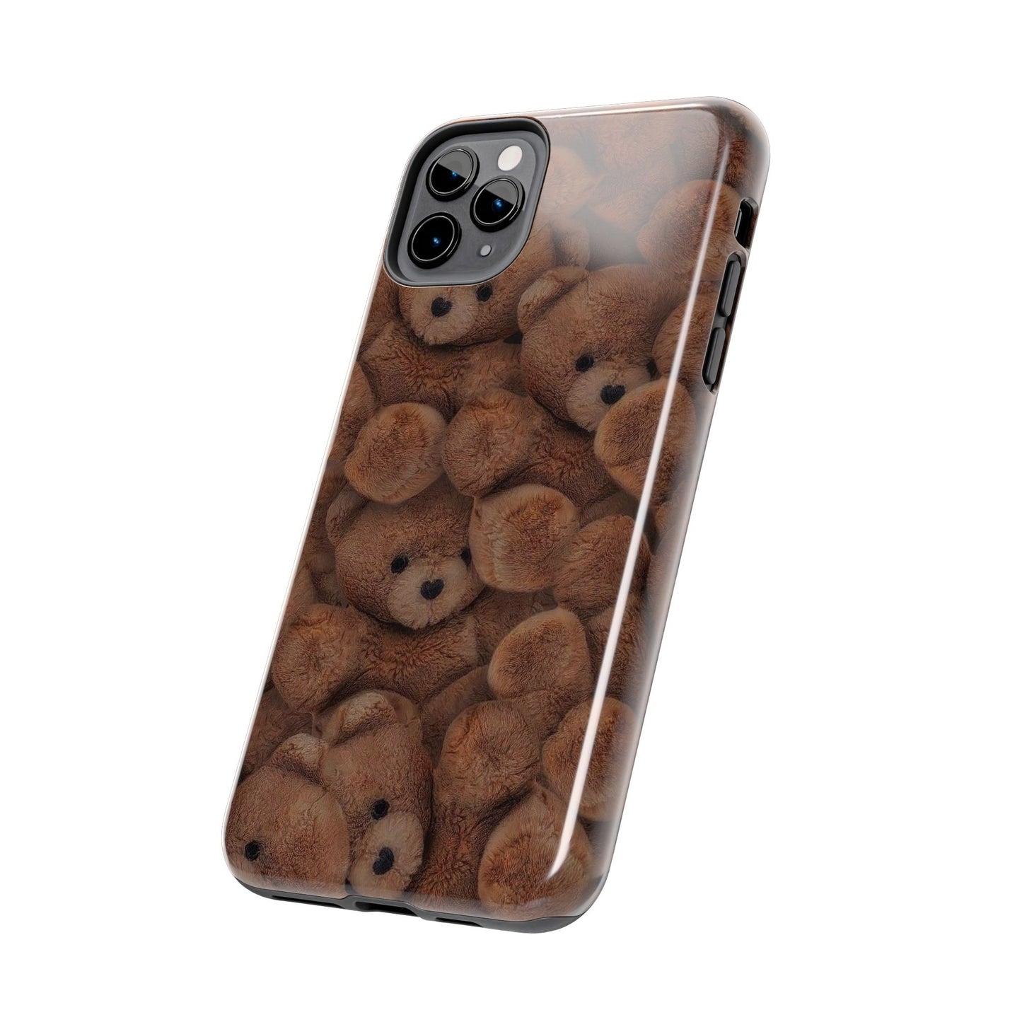 Cuddly Bear Tough Phone Case - Cute and Durable Teddy Bear Design