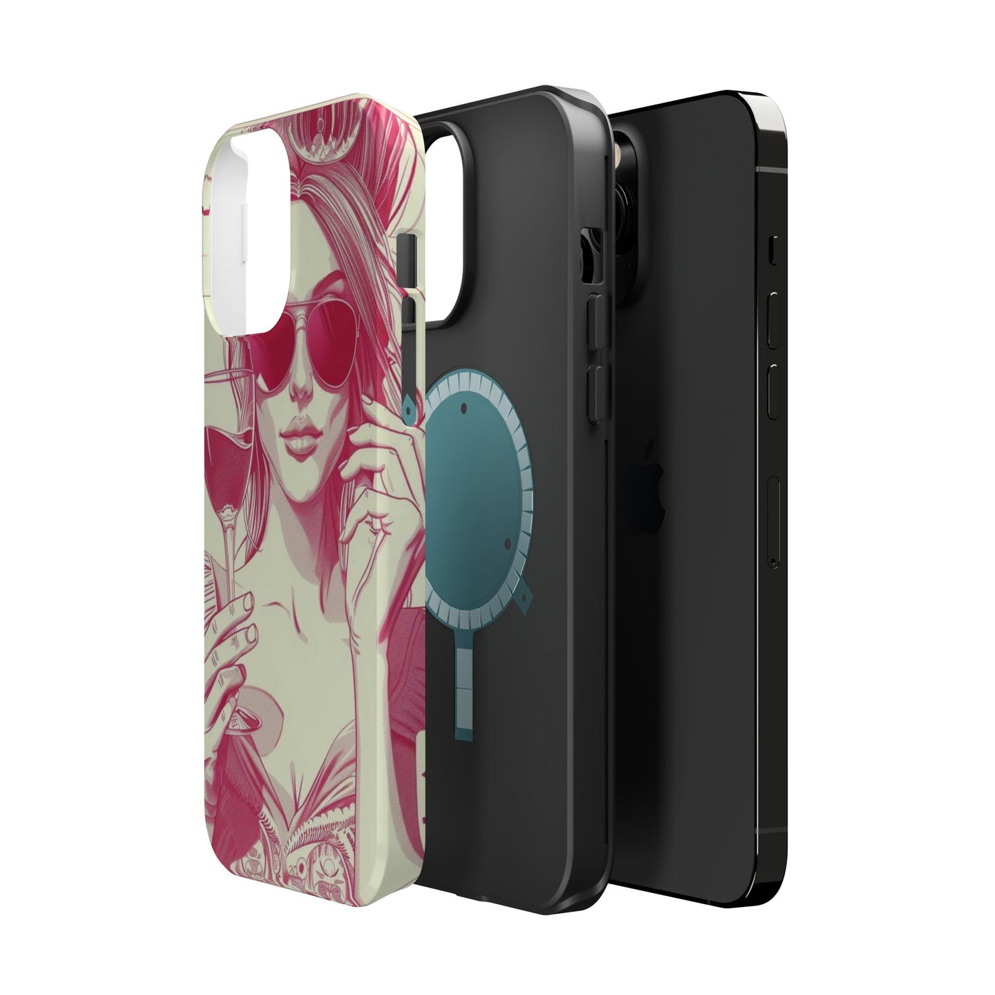 Chic Magnetic Phone Case - Stylish Design, Perfect for Fashionistas, Gift for Birthdays, Holidays, and Every Day