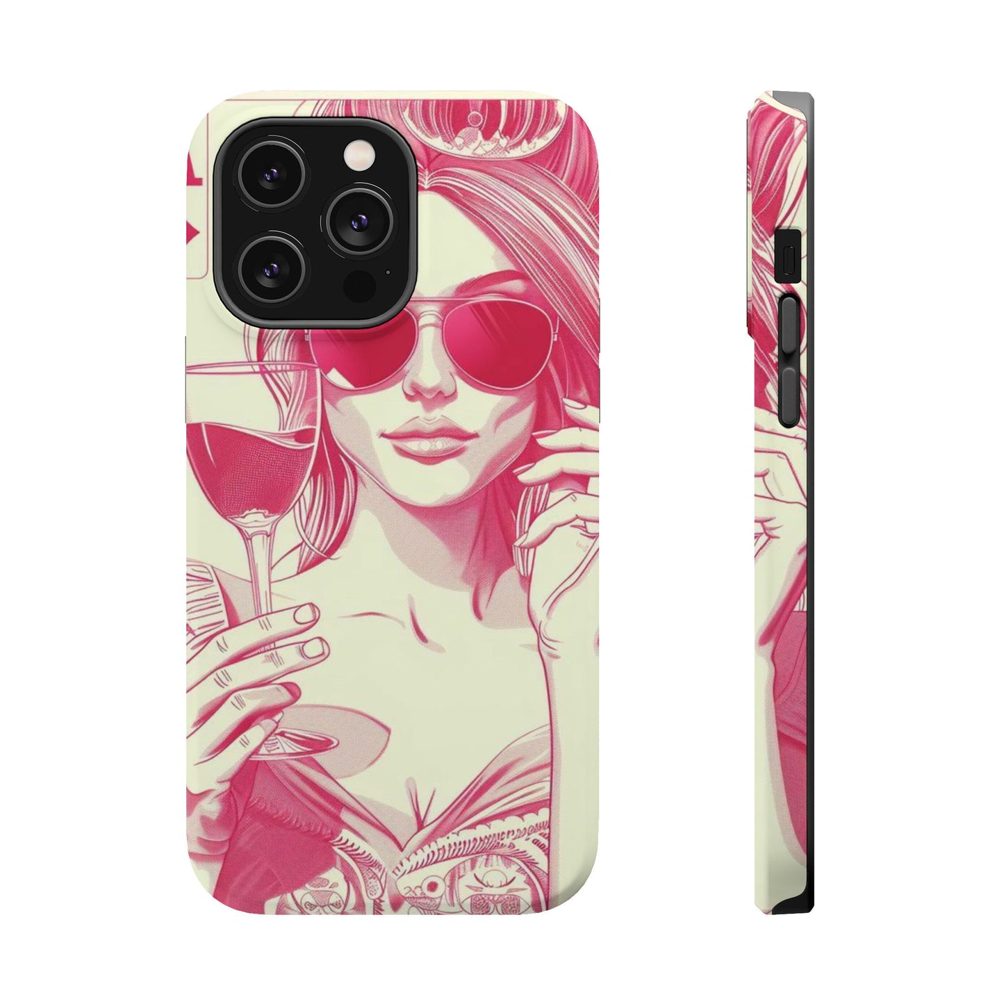 Chic Magnetic Phone Case - Stylish Design, Perfect for Fashionistas, Gift for Birthdays, Holidays, and Every Day