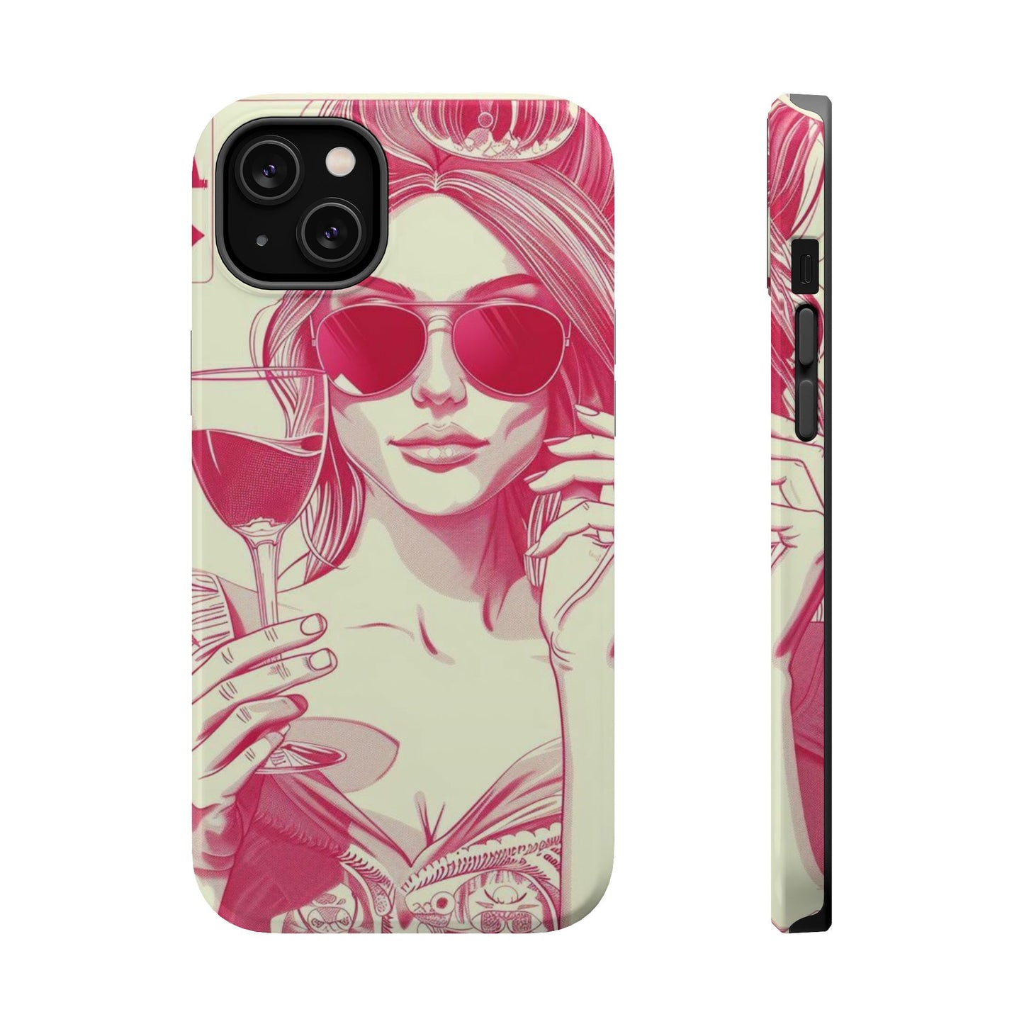 Chic Magnetic Phone Case - Stylish Design, Perfect for Fashionistas, Gift for Birthdays, Holidays, and Every Day