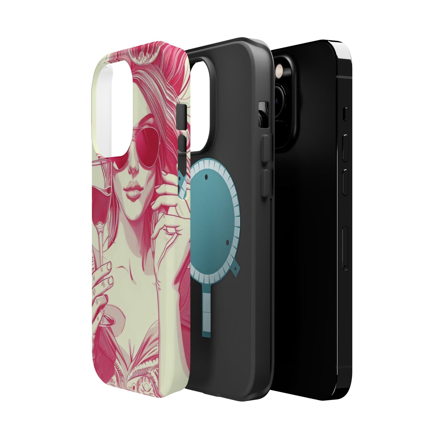 Chic Magnetic Phone Case - Stylish Design, Perfect for Fashionistas, Gift for Birthdays, Holidays, and Every Day