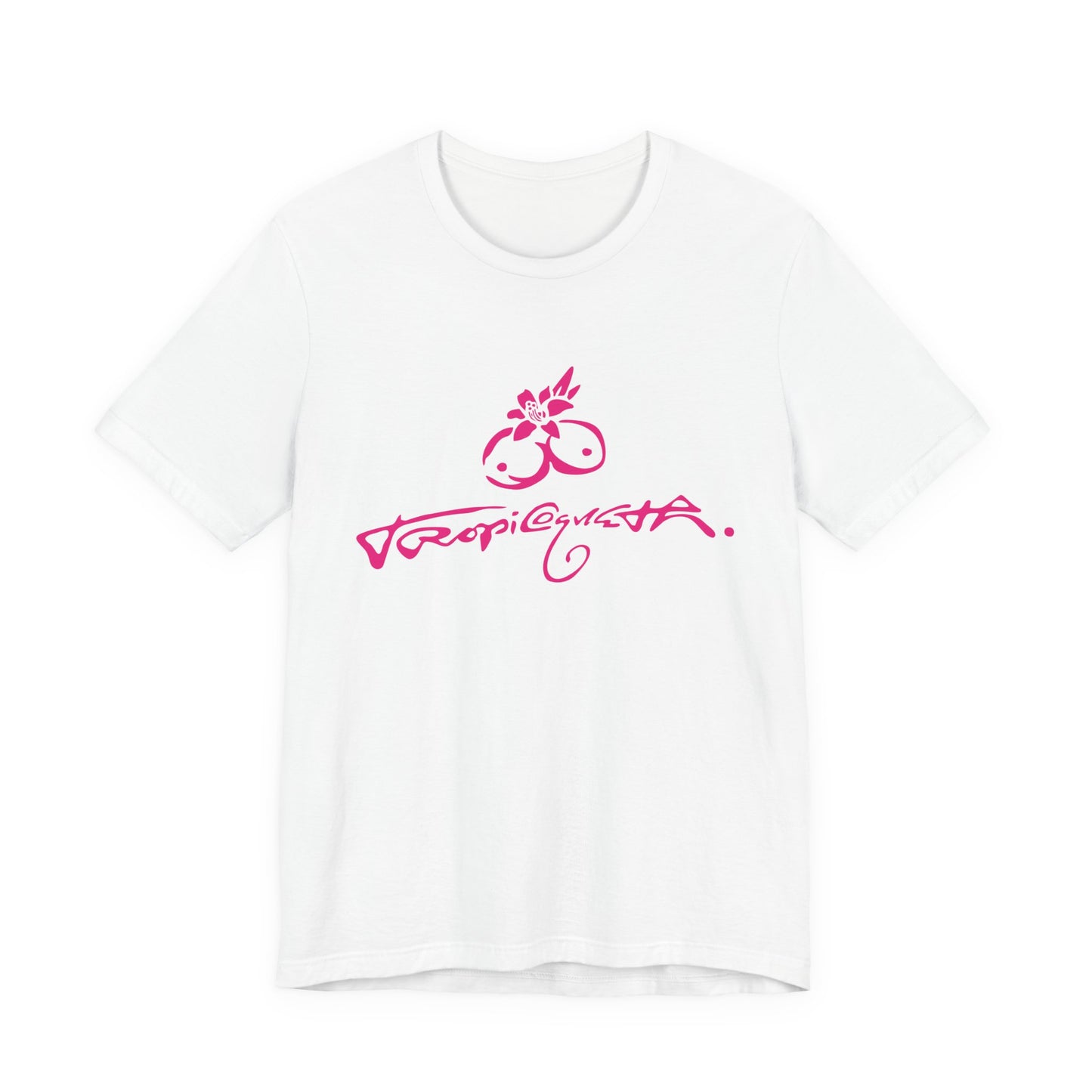 T-Shirt with Tropical Vibes, Casual Summer Tee, Beachwear, Gift for Friends, Relaxed Fit Shirt