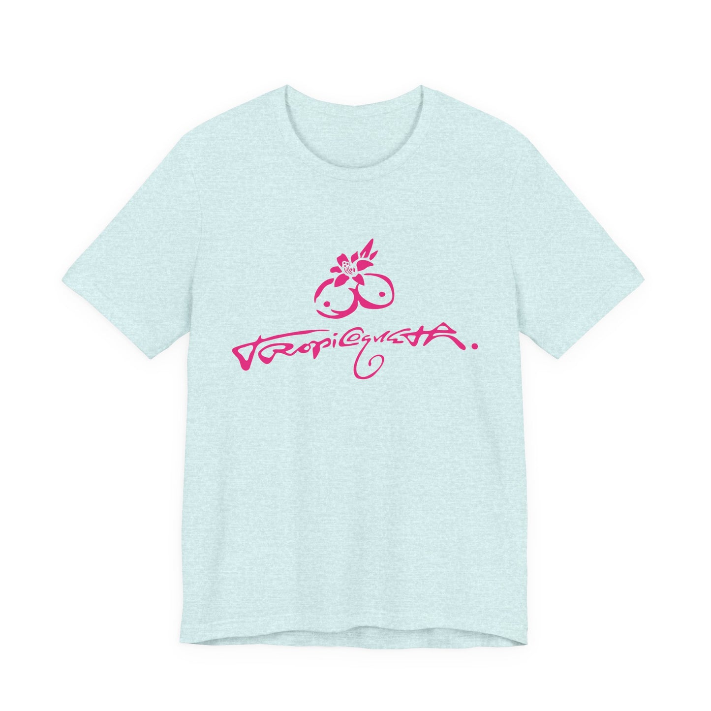 T-Shirt with Tropical Vibes, Casual Summer Tee, Beachwear, Gift for Friends, Relaxed Fit Shirt
