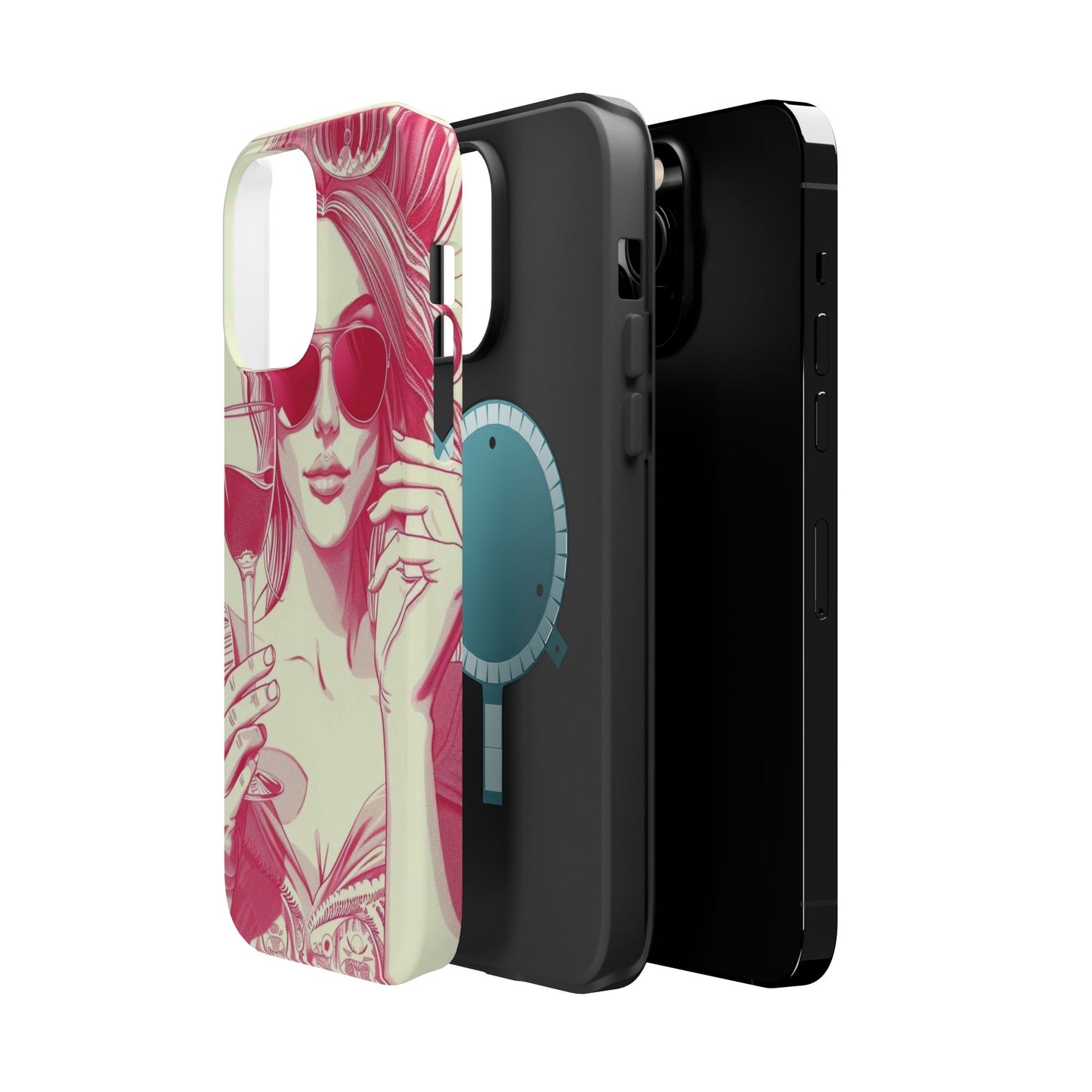 Chic Magnetic Phone Case - Stylish Design, Perfect for Fashionistas, Gift for Birthdays, Holidays, and Every Day