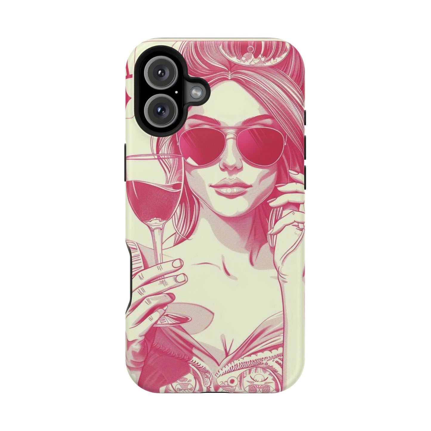 Chic Magnetic Phone Case - Stylish Design, Perfect for Fashionistas, Gift for Birthdays, Holidays, and Every Day