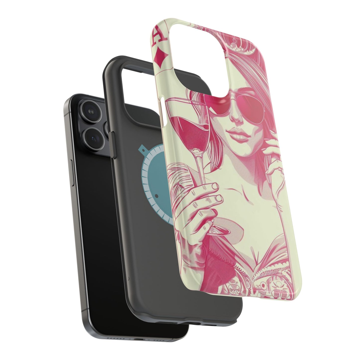 Chic Magnetic Phone Case - Stylish Design, Perfect for Fashionistas, Gift for Birthdays, Holidays, and Every Day
