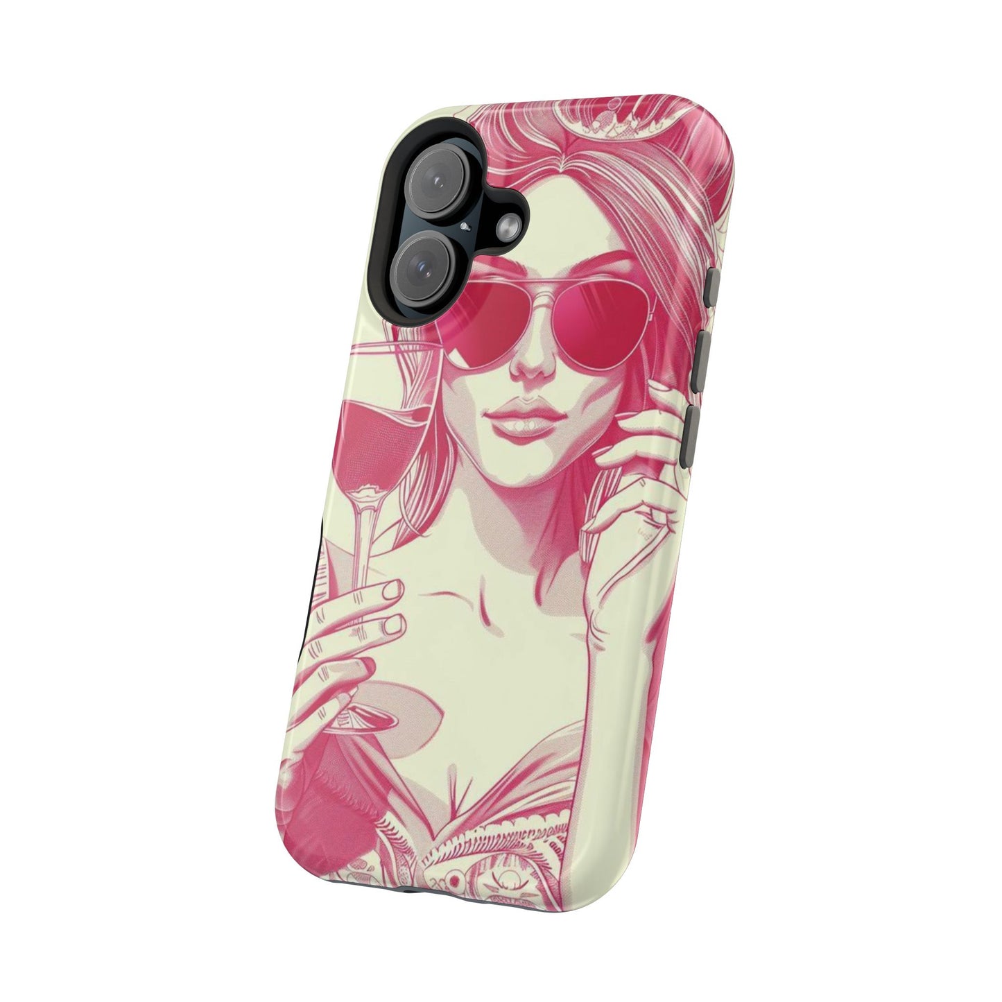 Chic Magnetic Phone Case - Stylish Design, Perfect for Fashionistas, Gift for Birthdays, Holidays, and Every Day