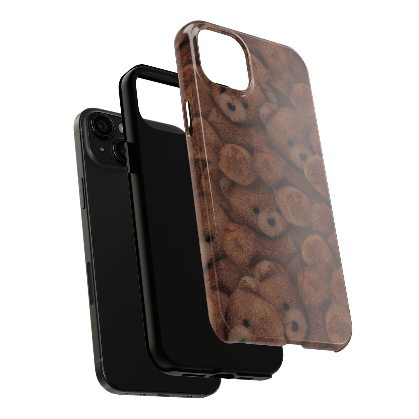 Cuddly Bear Tough Phone Case - Cute and Durable Teddy Bear Design
