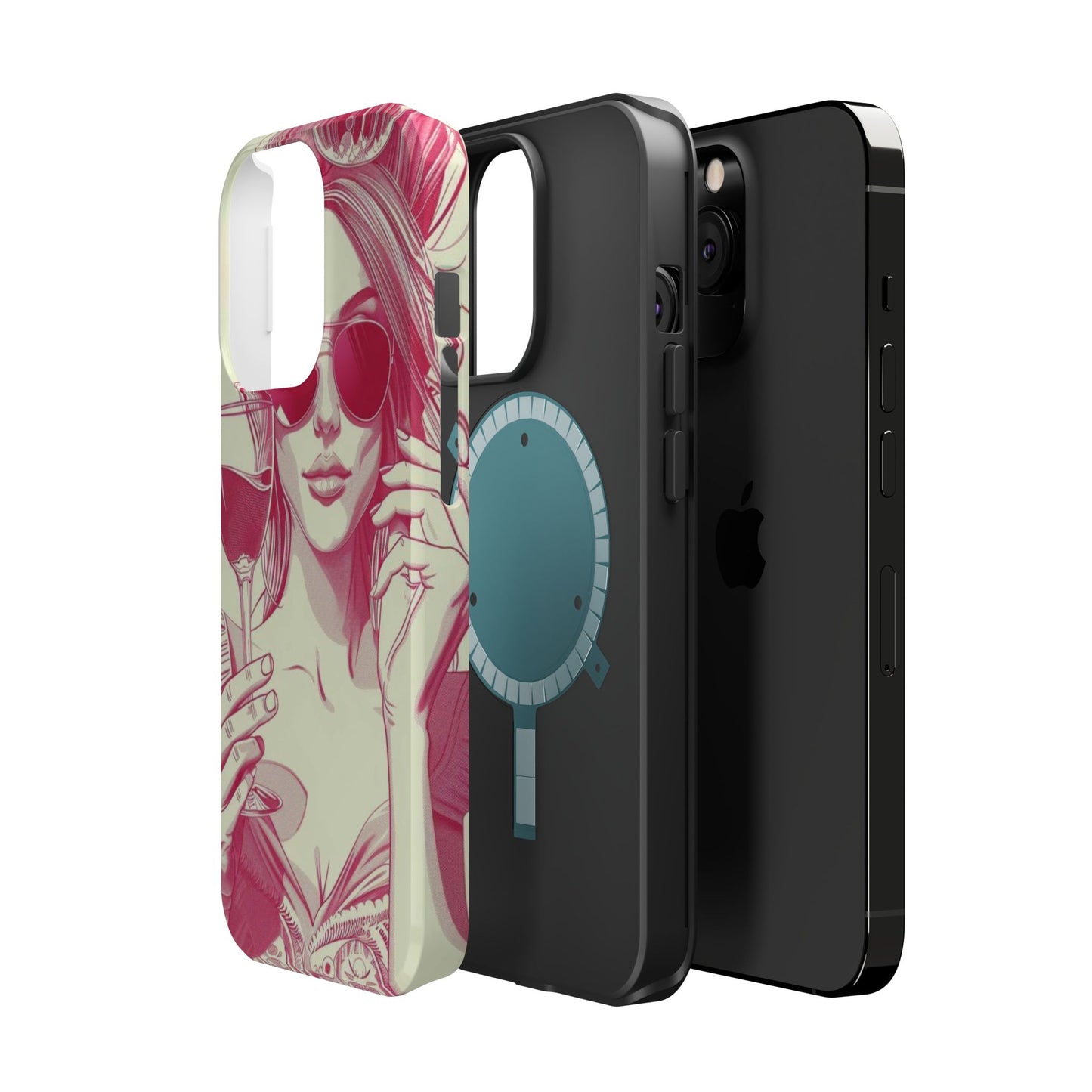 Chic Magnetic Phone Case - Stylish Design, Perfect for Fashionistas, Gift for Birthdays, Holidays, and Every Day