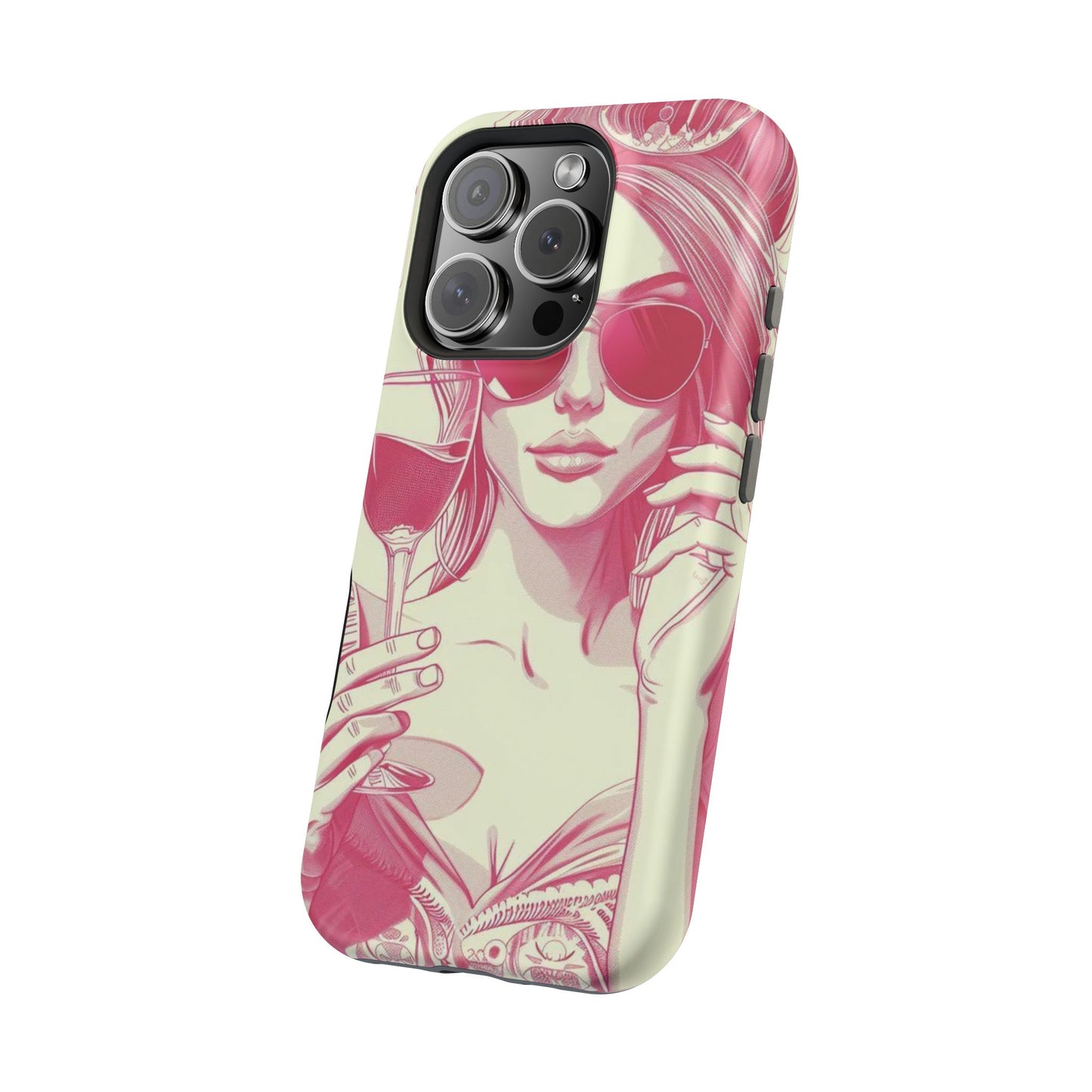Chic Magnetic Phone Case - Stylish Design, Perfect for Fashionistas, Gift for Birthdays, Holidays, and Every Day