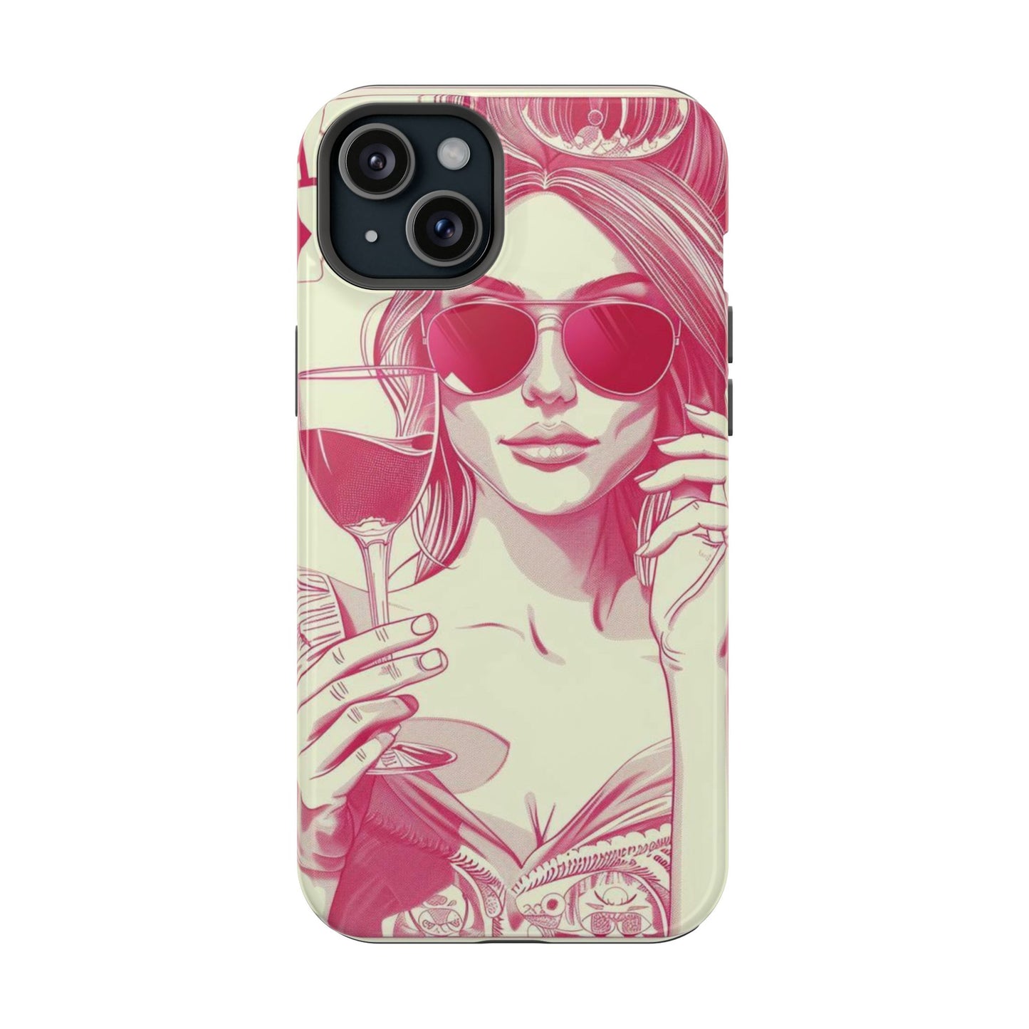 Chic Magnetic Phone Case - Stylish Design, Perfect for Fashionistas, Gift for Birthdays, Holidays, and Every Day
