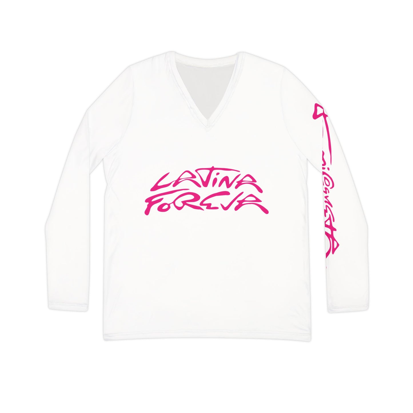 Latina Forever Long Sleeve V-Neck Tee, Stylish Women's Shirt, Perfect for Casual Outings, Gift for Latina Friends, Everyday Wear, [...]